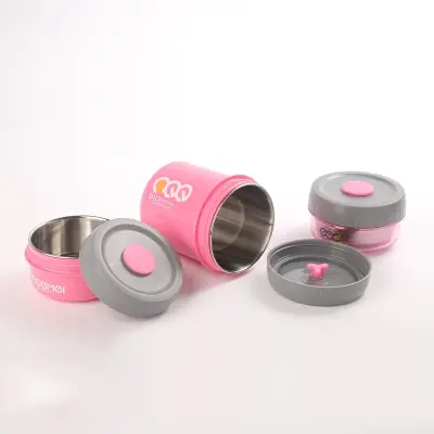 860ml Tedemei 3 Piece Stainless Steel Lunch Box secondary