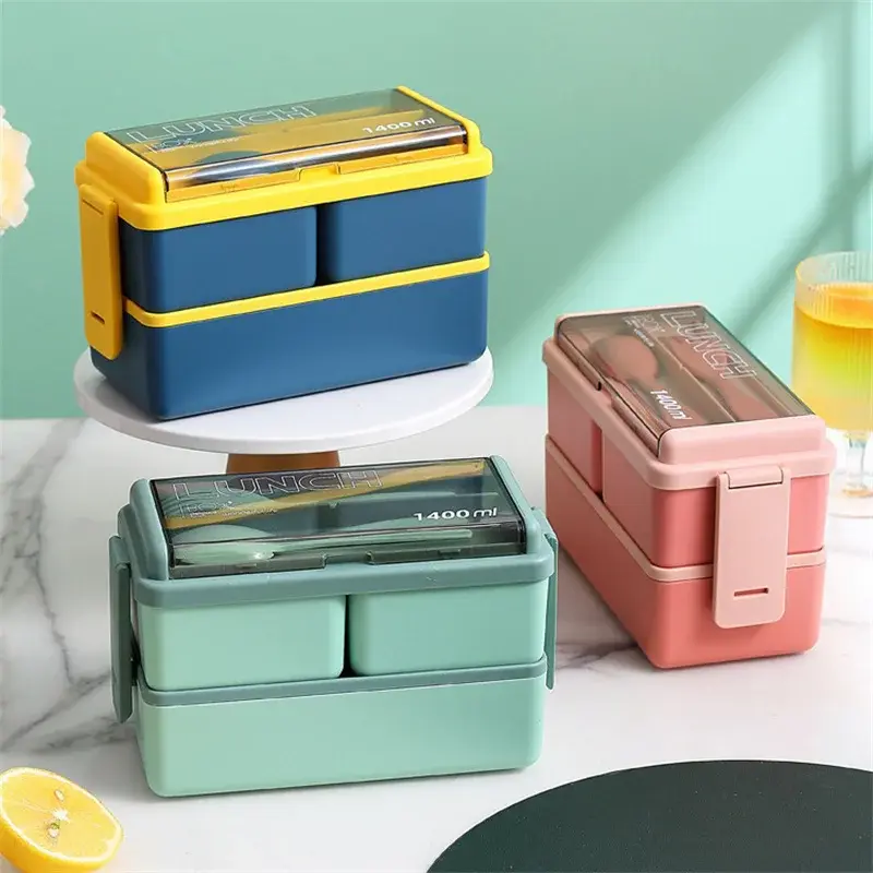 1400ml 2 Layer Lunch Box