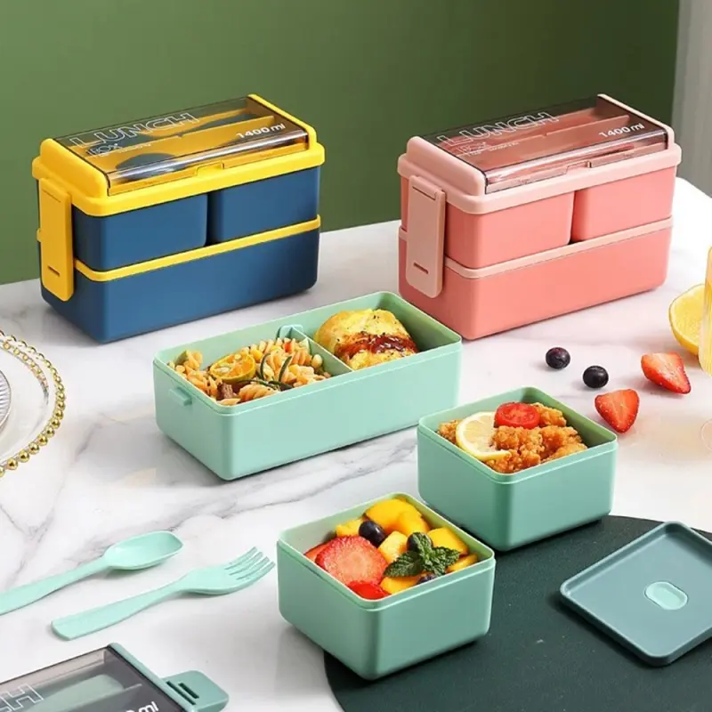 1400ml 2 Layer Lunch Box