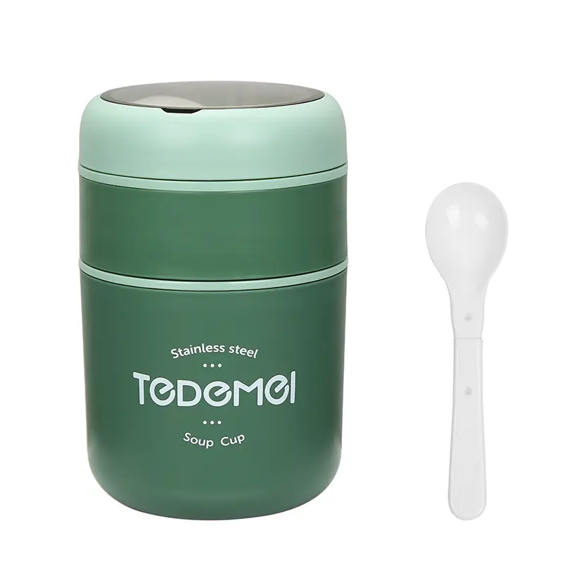 2 Layer 710ml Stainless Steel Soup Cup