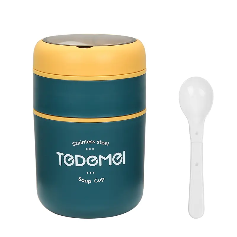 2 Layer 710ml Stainless Steel Soup Cup