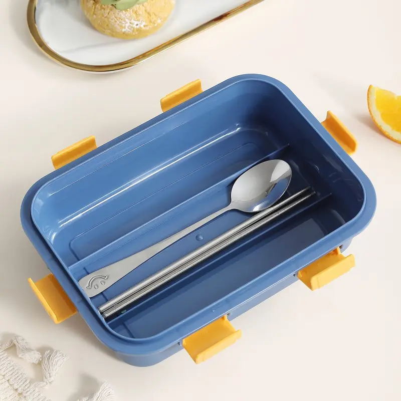 3 Compartment Stainless Steel Lunch Box Lx7095