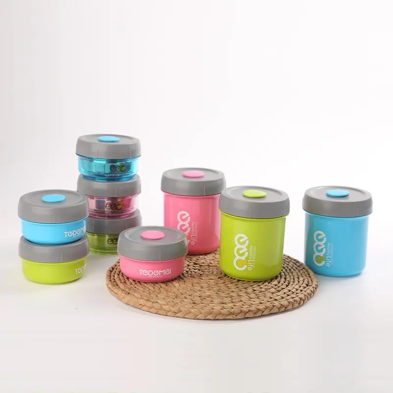 860ml Tedemei 3 Piece Stainless Steel Lunch Box