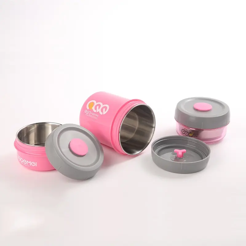 860ml Tedemei 3 Piece Stainless Steel Lunch Box