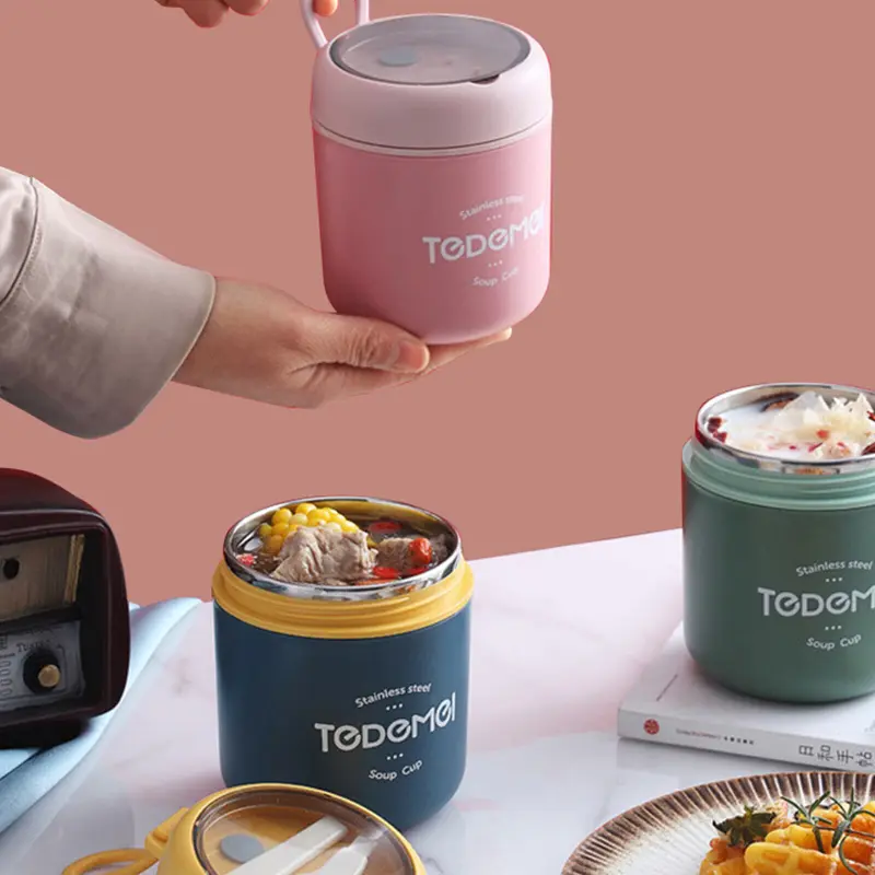530ml Stainless Steel Tedemei Soup Cup