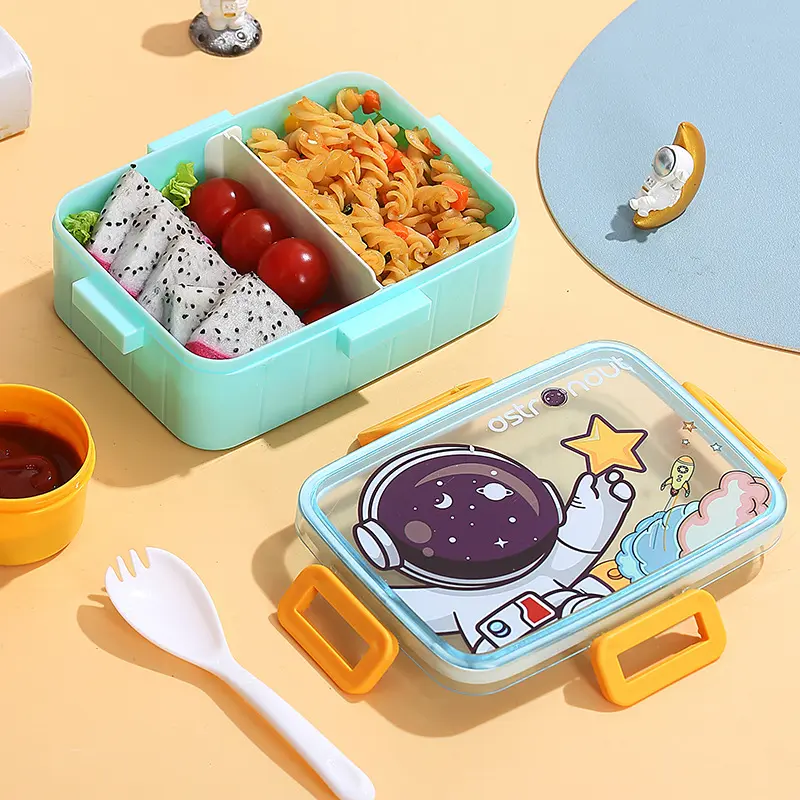 600ml Kids Bento Plastic Tiffin Box