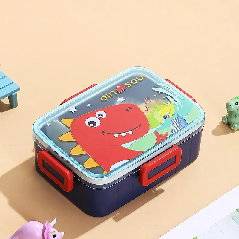600ml Kids Bento Plastic Tiffin Box