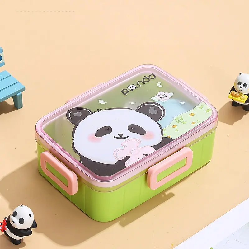 600ml Kids Bento Plastic Tiffin Box