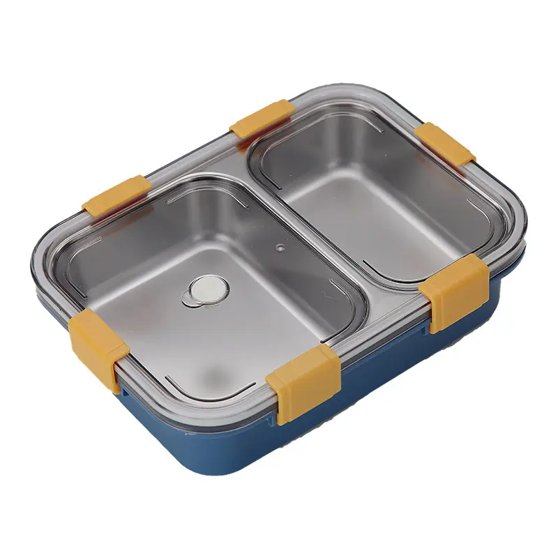 800ml 2 Compartments Stainless Steel Lunch