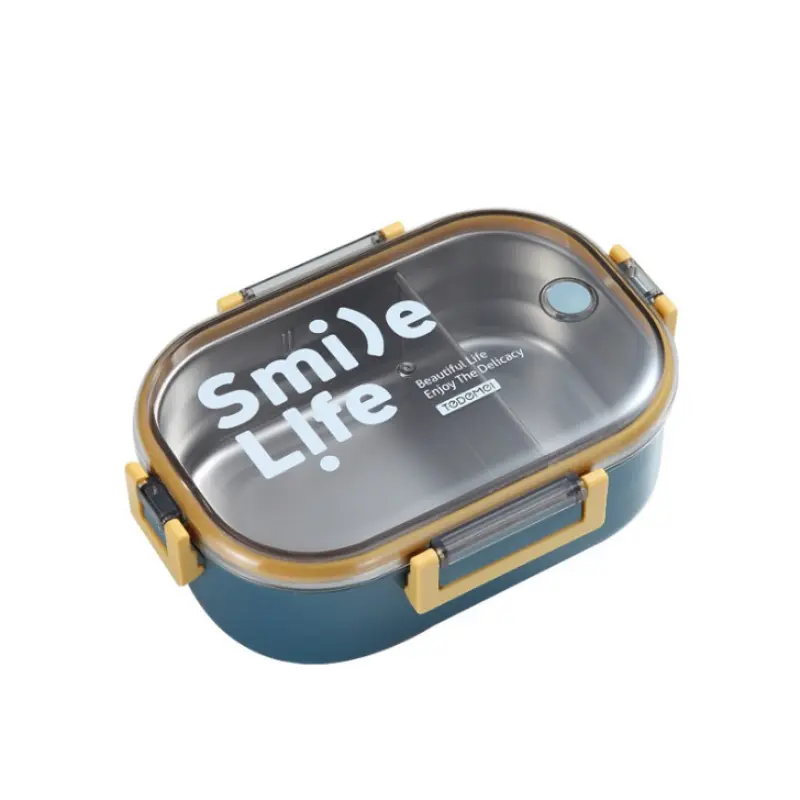 980ml Tedemei Smile Life Stainless Steel Lunch Box