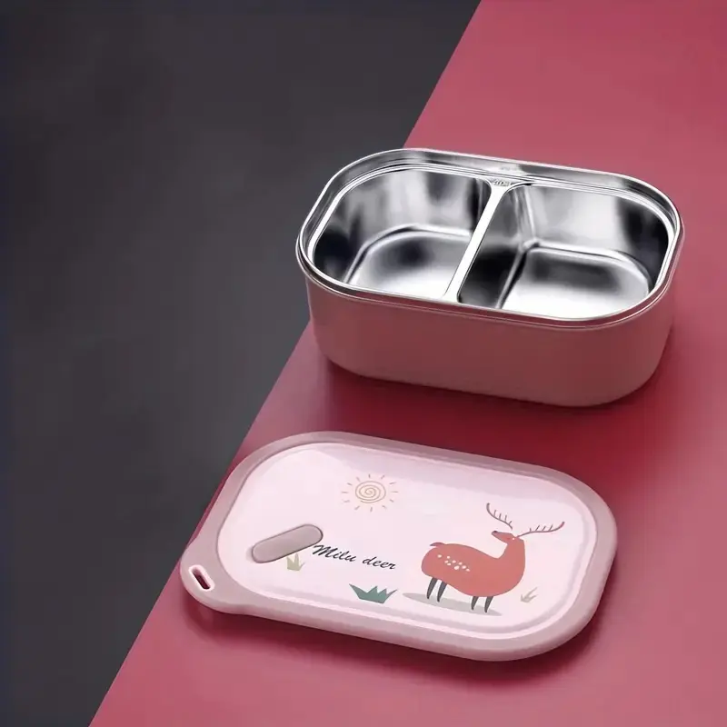 Stainless Steel 1000ml Animal Cartoon Lunch Box
