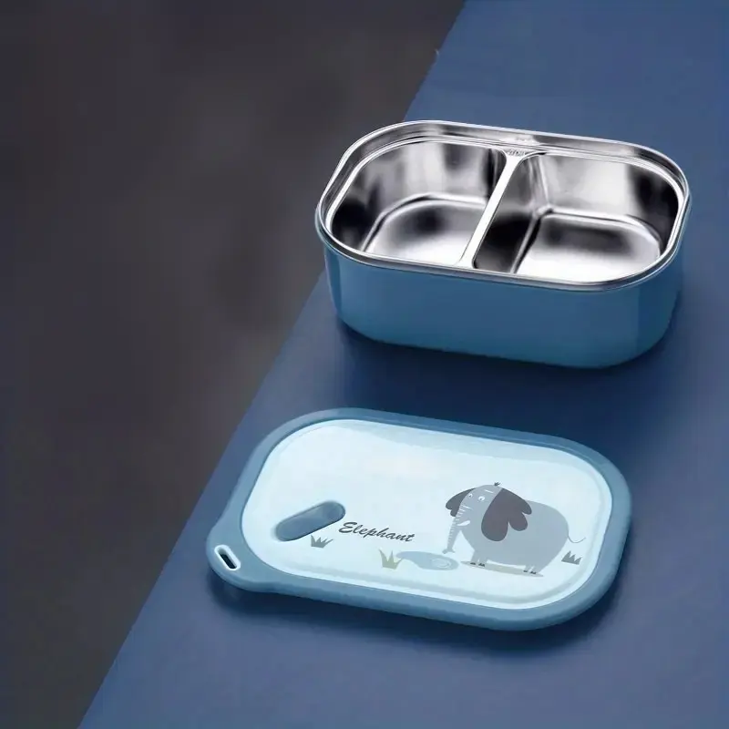 Stainless Steel 1000ml Animal Cartoon Lunch Box