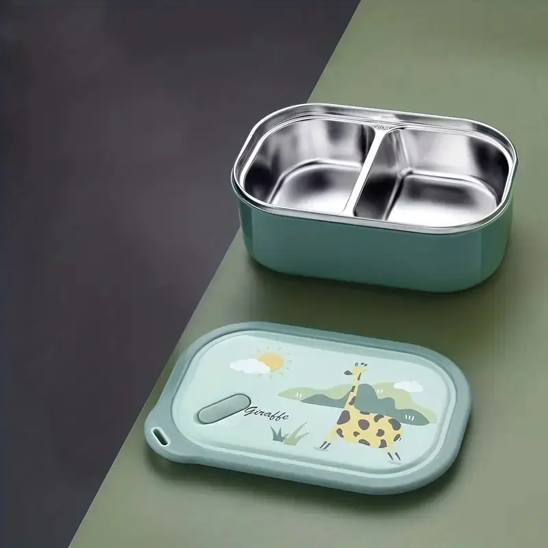 Stainless Steel 1000ml Animal Cartoon Lunch Box